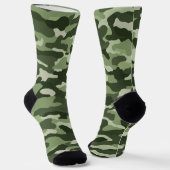 Green Camouflage Sokken (Gebogen)