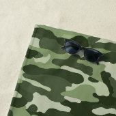 Green Camouflage Strandlaken (In situ)