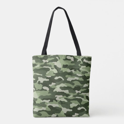 Green Camouflage Tote Bag (Achterkant)