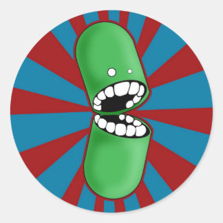 Green Capsule Stickers