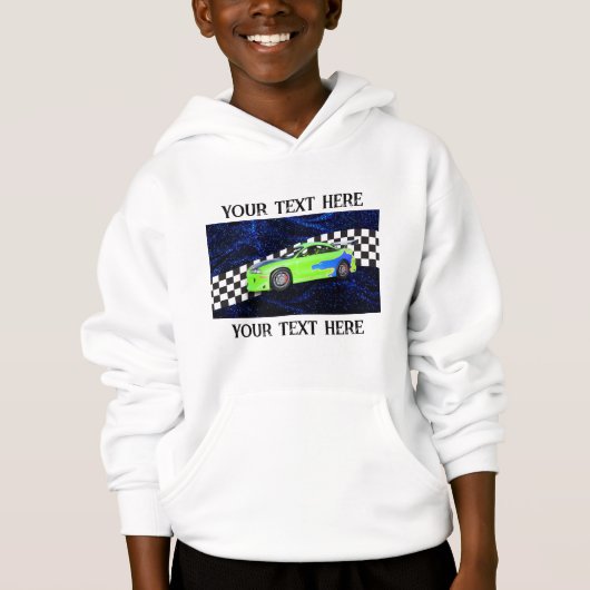 GREEN car fan editable style (Voorkant)