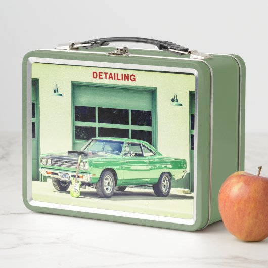 Green Car Lunchbox (In situ)