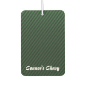 Green Carbon Fiber Style Luchtverfrisser (Voorkant)