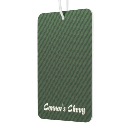 Green Carbon Fiber Style Luchtverfrisser (Links)