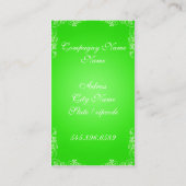 Green Card Visitekaartje (Achterkant)