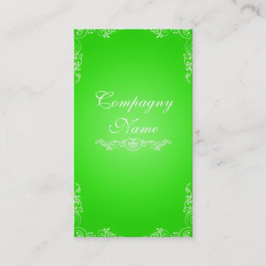 Green Card Visitekaartje (Voorkant)
