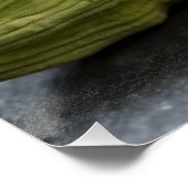 Green Cardamom Pods Macro Zoom Aromatic Spice Text Perfect Poster (Hoek)