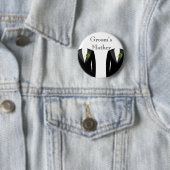 Green Carnance Gay Wedding Groom's moederbadge Ronde Button 5,7 Cm (In situ)