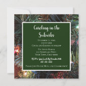 Green Caroling in de voorsteden Kaart (Voorkant)