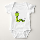 Green Cartoon Snake Romper (Voorkant)