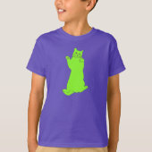 Green Cat apparel T-shirt (Voorkant)