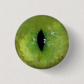 Green Cat Eye Ronde Button 3,2 Cm (Voorkant)