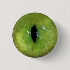 Green Cat Eye Ronde Button 3,2 Cm
