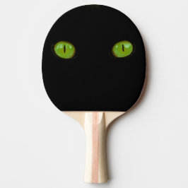 Green Cat Eyes - Ping Pong Paddle Tafeltennisbatje