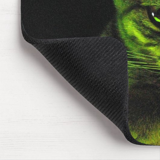 Green Cat Mousepad Muismat (Hoek)