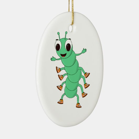 Green Caterstone Keramisch Ornament (Rechts)