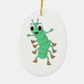 Green Caterstone Keramisch Ornament (Voorkant)