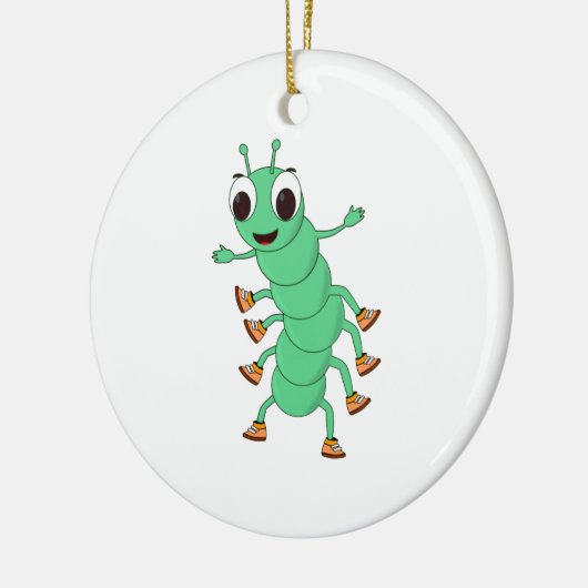 Green Caterstone Keramisch Ornament (Links)