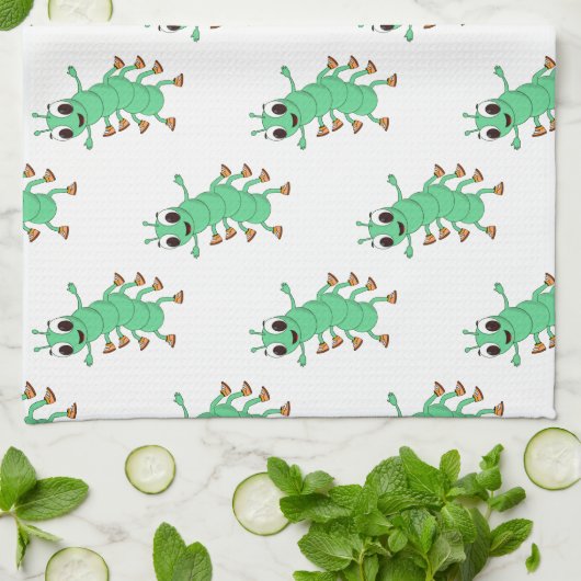 Green Caterstone Theedoek (Gevouwen)