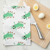 Green Caterstone Theedoek (Quarter Fold)