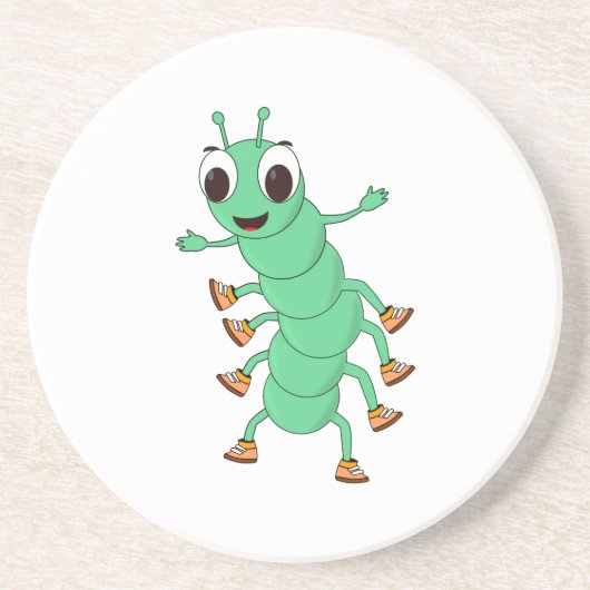 Green Caterstone Zandsteen Onderzetter (Voorkant)