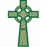 Green Celtic Cross Photo Sculpture Staand Fotobeeldje<br><div class="desc">Groene Keltische Kruisfoto-beeldbeeld.  Celtic Crosses waren meestal gemaakt van steen en bleven een inspirerend symbool rond Ierland,  Wales en Groot-Brittannië.  Uiteindelijk verspreidde het Keltische Kruis zich over de Britse eilanden.  Dit ontwerp is beschikbaar in verschillende kleuren,  dus controleer mijn andere Keltische Kruisproducten!</div>