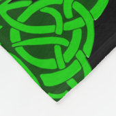 Green Celtic Dragon Fleece Blanket Deken (Hoek)