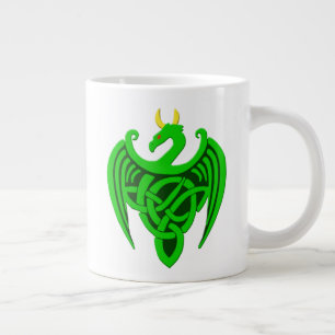 Green Celtic Dragon Jumbo Mok