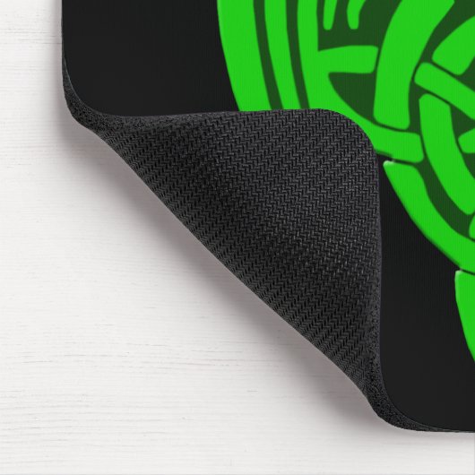 Green Celtic Dragon Mousepad Muismat (Hoek)