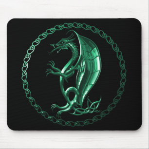 Green Celtic Dragon Muismat