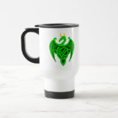 Green Celtic Dragon Travel Mug Reisbeker (Links)