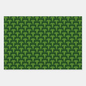 Green Celtic Knot Caduceus Inpakpapier Vel (Voorkant 3)