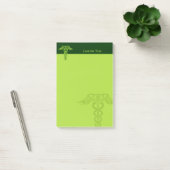 Green Celtic Knot Caduceus Post-it® Notes (Kantoor)