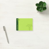 Green Celtic Knot Caduceus Post-it® Notes (Kantoor)