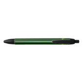 Green Celtic Knot Caduceus Zwarte Inkt Pen (Achterkant)