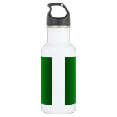 Green Celtic Knot Original Art Waterfles (Achterkant)