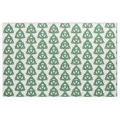 Green Celtic Knot Triquetra Pattern Stof (Fat Quarter)