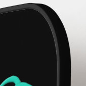 Green Celtic Seahorse Pickleball Paddle (Links Detail)