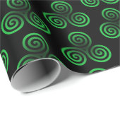 Green Celtic Tris Cadeaupapier (Rol Hoek)