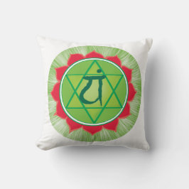 Green Chakra Heart Chakra Anahata Pilliow Kussen