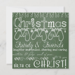 Green Chalkboard Kaart voor kerstmis foto's