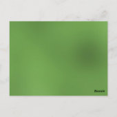 Green Chalkboard Retro Recipe Card Kitchen Tools Briefkaart (Achterkant)