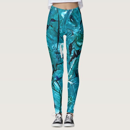 Green Chaos Leggings (Voorkant)