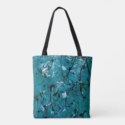 Green Chaos Tote Bag (Achterkant)