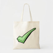 Green Check Mark-Canvas tas (Voorkant)