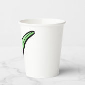 Green Check Mark Tick Symbol Papieren Bekers (Links)