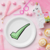 Green Check Mark Tick Symbol Papieren Bordje (Feest)