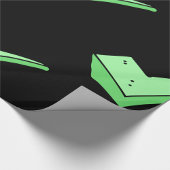 Green Check Mark Tick Wrapping Paper Cadeaupapier