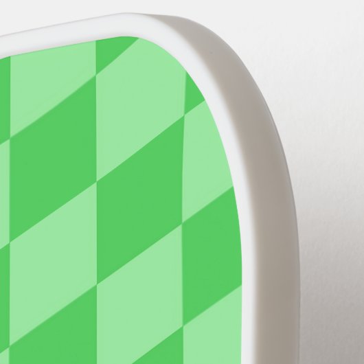 Green Check Pickleball Paddle (Links Detail)
