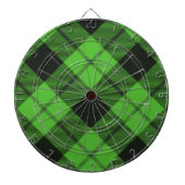 Green Check Tartan Dartbord (Voorkant)